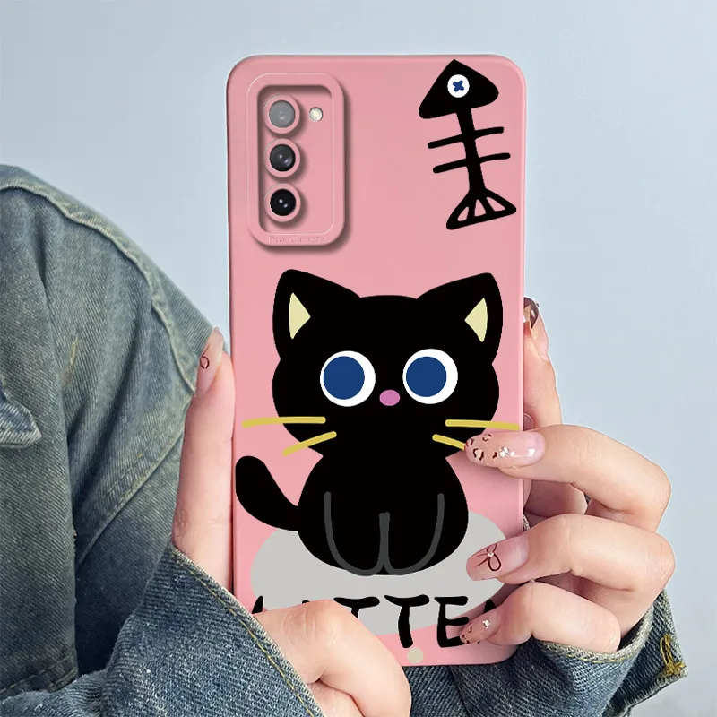 Funda para Samsung Galaxy S20FE, Funda de silicona líquida suave con dibujos de astronauta, Funda duradera para Galaxy20 FE, Funda S20 FE - imagen 3
