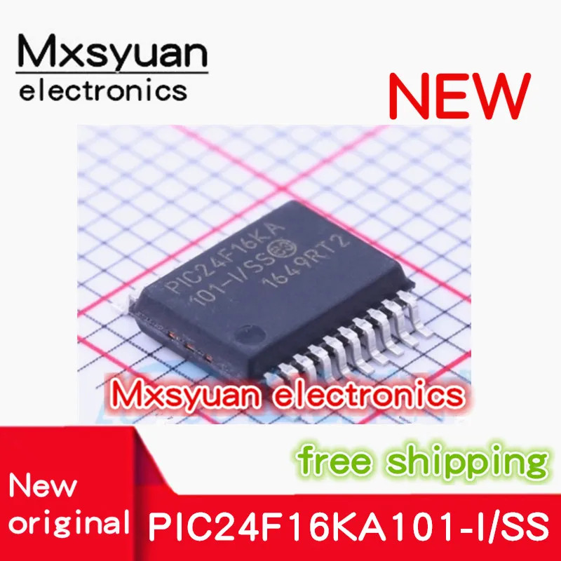 2 uds ~ 10 uds/lote PIC24F16KA101-I/SS PIC24F16KA 101-I/SS SSOP20 nuevo stock original