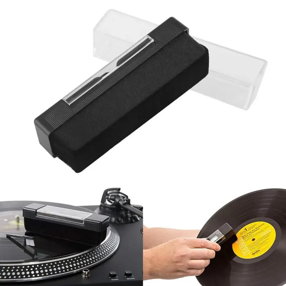 Limpiador de discos de vinilo antiestático, cepillo de limpieza, eliminador de polvo para reproductor de discos de vinilo, Kit de limpieza de tocadiscos - imagen 2
