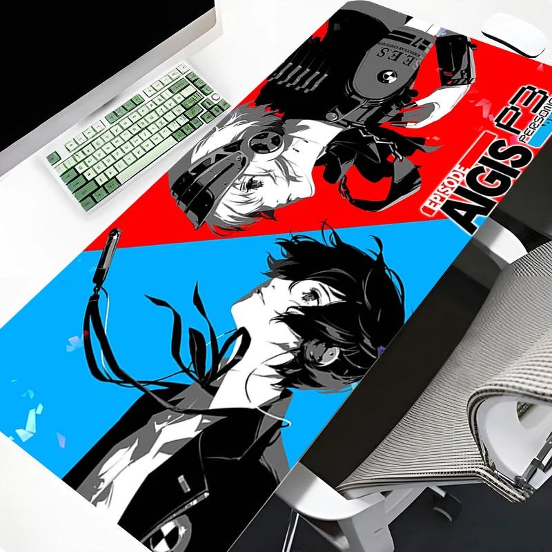 Alfombrilla de ratón de Anime con recarga de Persona 3, accesorios de juego, alfombrilla de Mesa Grande antideslizante, alfombrilla de ratón para ordenador portátil de oficina, Alfombra de goma XL, alfombrilla de escritorio para jugadores - imagen 5