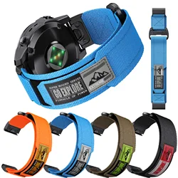 Correa Garmin de nailon 22/26 mm para Instinct y Fenix 8