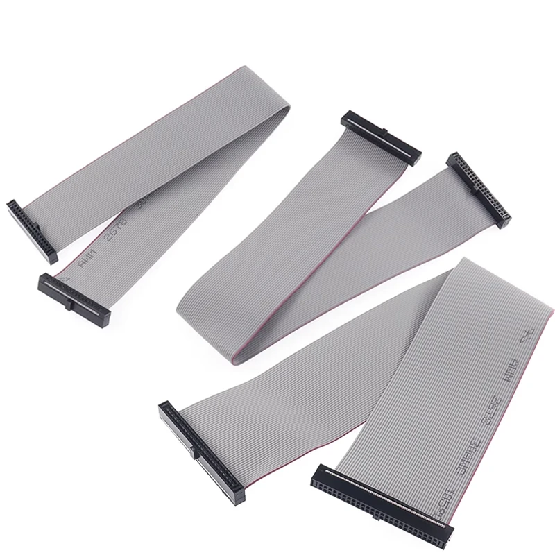 1 Uds. FC-6/8/10/14/16/20/40/50 PIN de 1,27 MM de paso 30CM CABLE de descarga JTAG ISP Cable de datos de cinta plana gris para encabezado de caja DC3 IDC - imagen 5