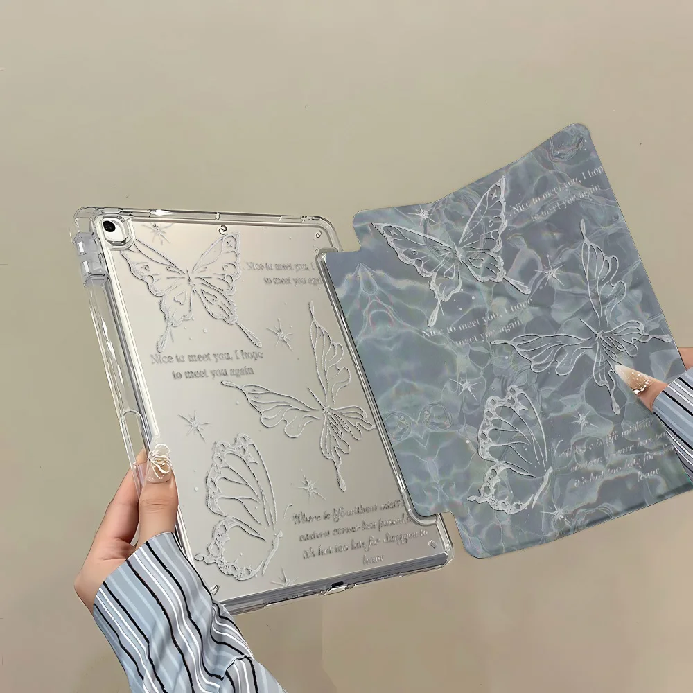 Funda con ranura para lápiz para iPad 10a generación A16 11a iPad Air 11 2025 2024 M3 M2 Pro 11 13 12,9 M4 Air 4 5 10,9 7a 8a 9a 10,2 10,5 9,7 - imagen 5