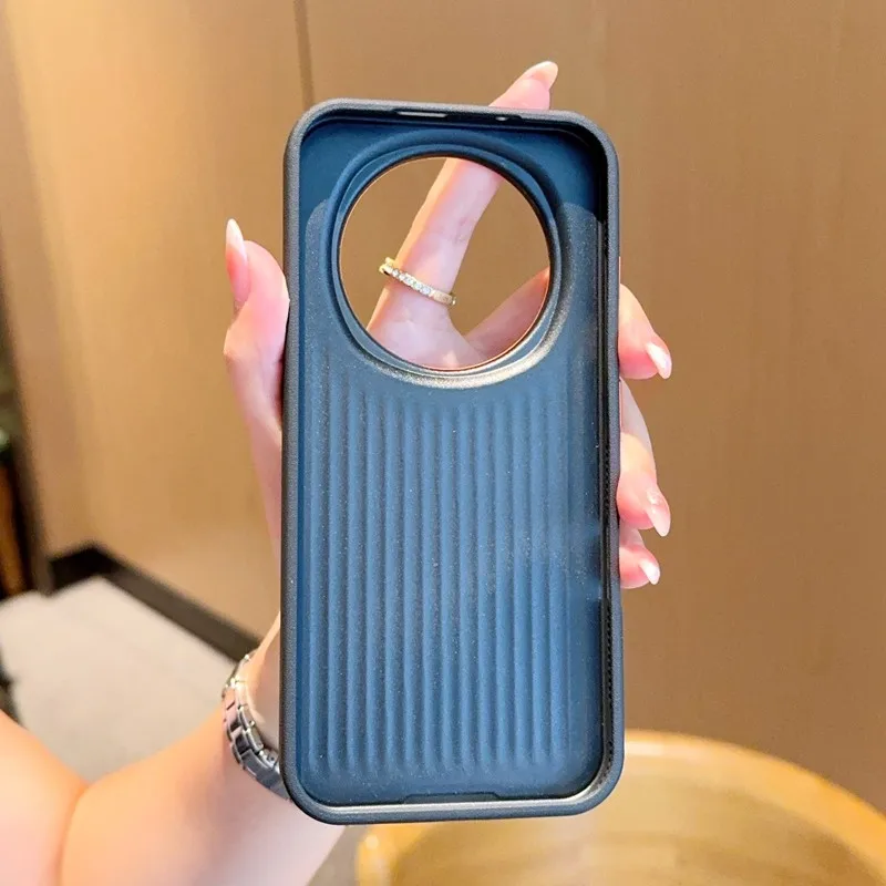 Para Honor Magic 8, 8 Pro funda magnética ELVEV moda patrón ondulado PU cuero duro PC cubierta de teléfono con succión - imagen 4