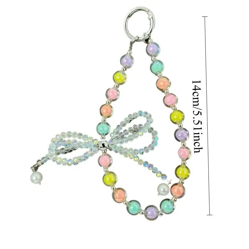 Cordón para teléfono móvil para mujer, correa larga para el cuello y el hombro, funda para teléfono con cuentas, cordón Universal, bolso cruzado, cadena decorativa - imagen 3