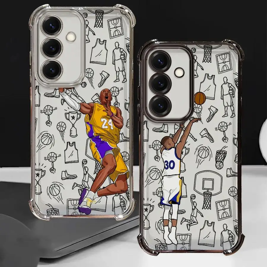 Funda blanda deportiva de baloncesto para Samsung Galaxy S21 Plus S24 S23 S25 Edge S20 FE S22 Ultra - imagen 5