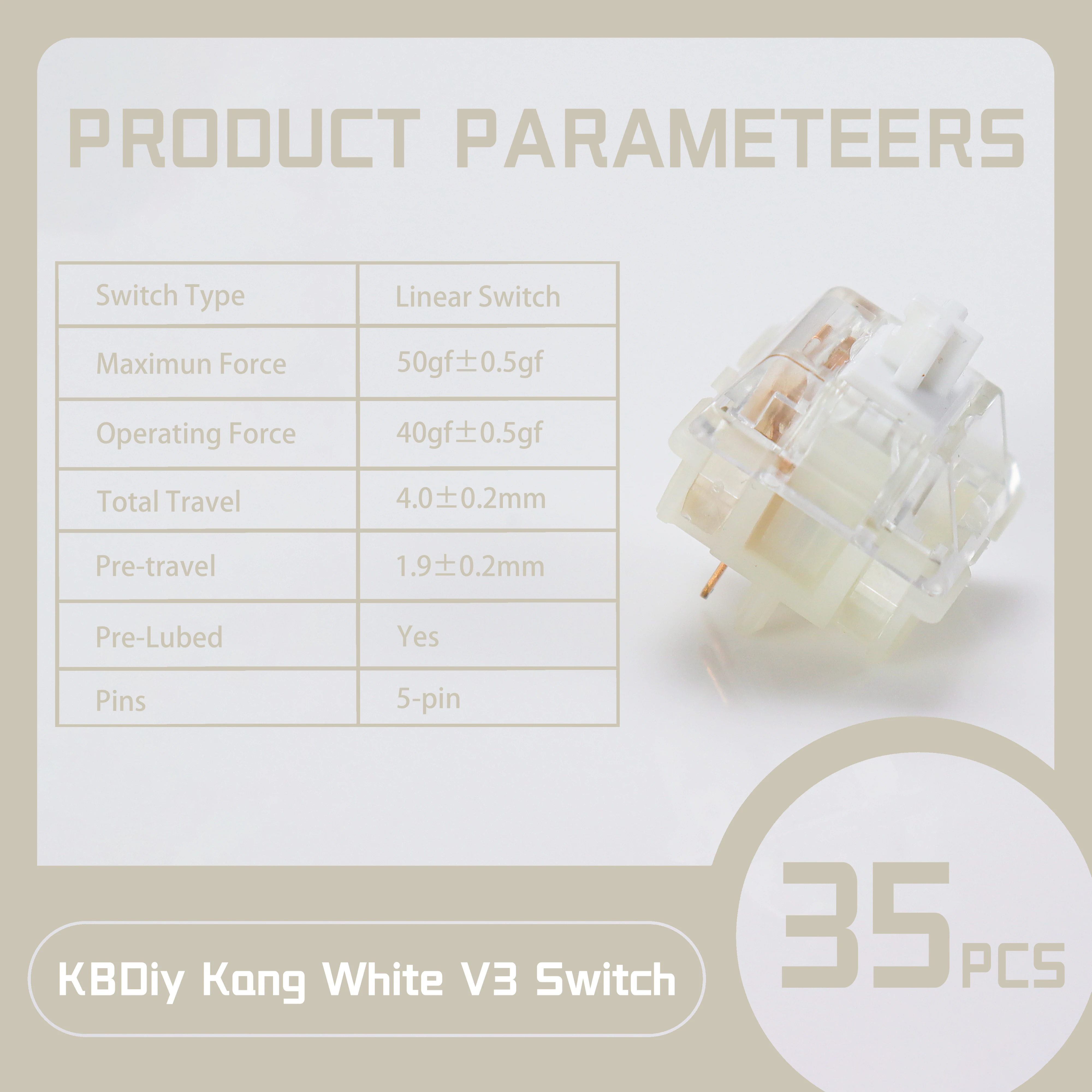 KBDiy Kang White V3