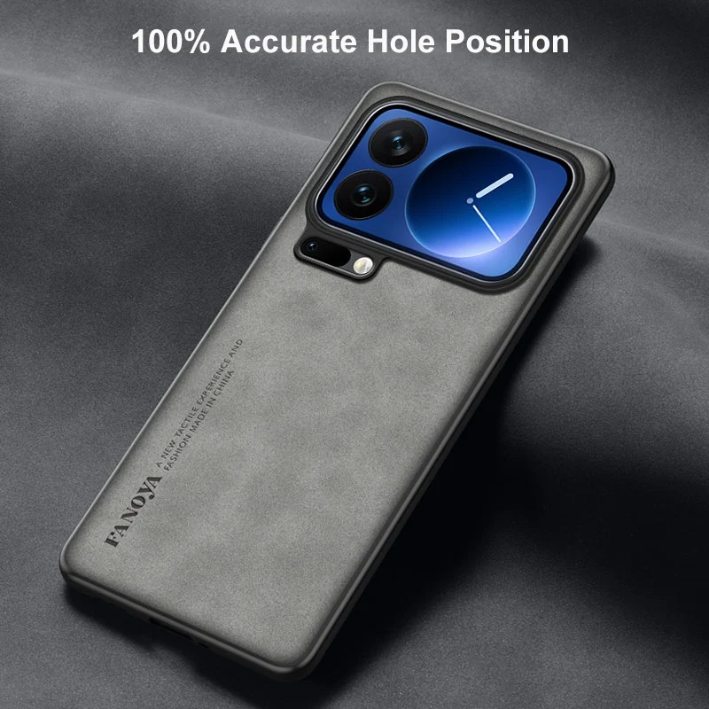 Para Xiaomi Mi 17 Pro Max funda de lujo de cuero PU funda de teléfono para Xiaomi 17 Pro Mi17 5G contraportada protección de silicona a prueba de golpes - imagen 4