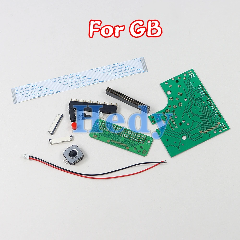 Kit de conector de cable de interruptor de placa PCB de 6 botones DIY de 5 uds para Raspberry Pi GBZ para Game Boy GB Zero DMG-001
