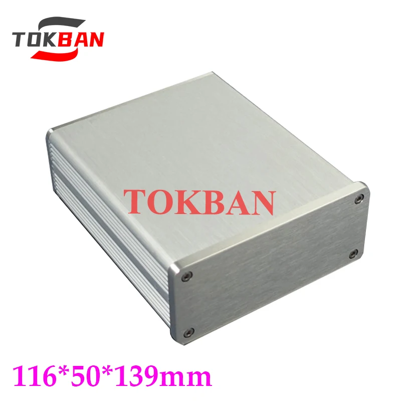 Tokban-carcasa de aluminio para amplificador de potencia, carcasa para amplificador de auriculares, 116mm x 50x1539, 139