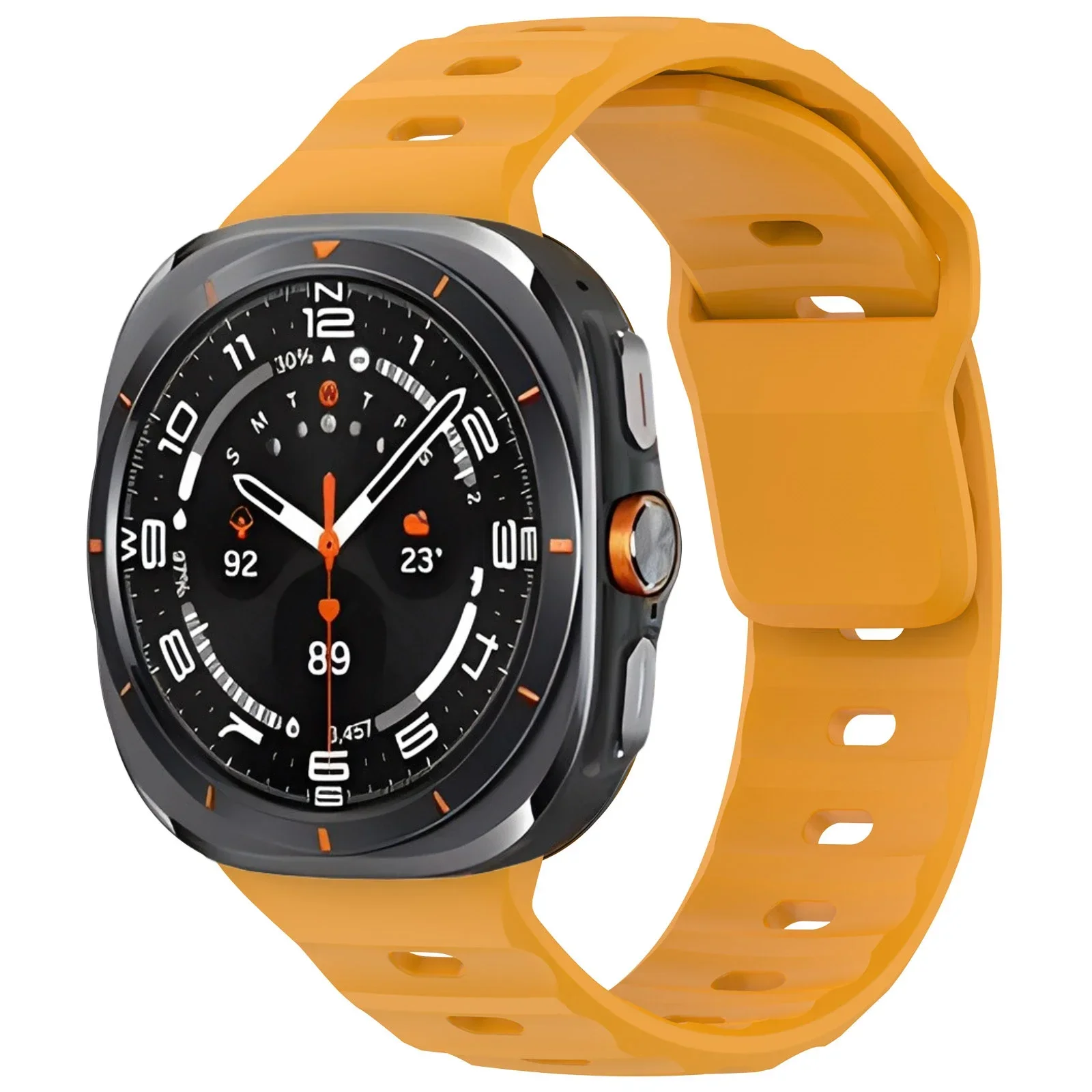 Correa de silicona para Samsung Galaxy Watch 7 Ultra 47mm, repuesto de Correa deportiva para reloj Galaxy Ultra 47mm LTE - imagen 2