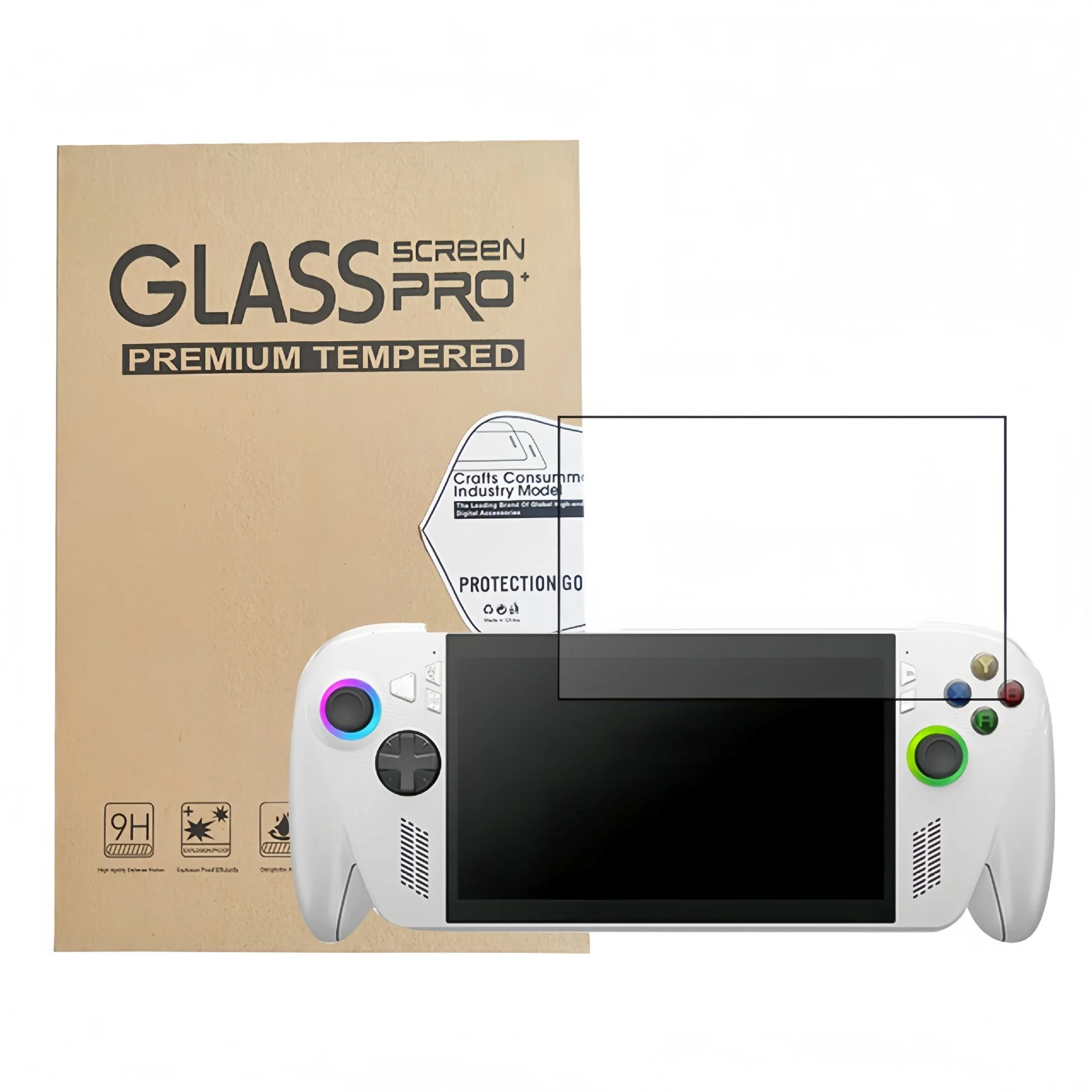 Vidrio templado para ROG Xbox Ally/Ally X Protector de pantalla de mano Protector de pantalla antiarañazos accesorios de película protectora - imagen 5