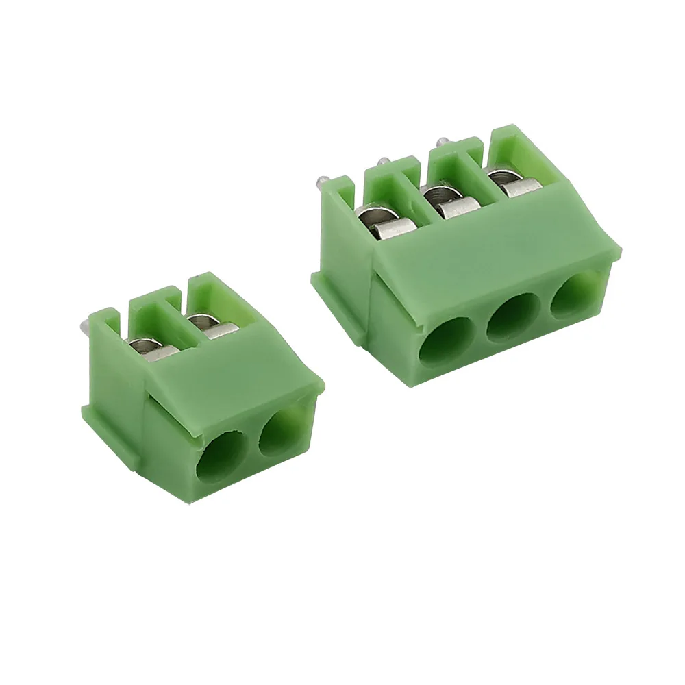 Bloque de terminales de tornillo PCB KF350, conector de terminales de tornillo enchufable, clavija recta, Paso 2P, 3 pines, 3,5mm, Cable de 24-18AWG - imagen 4