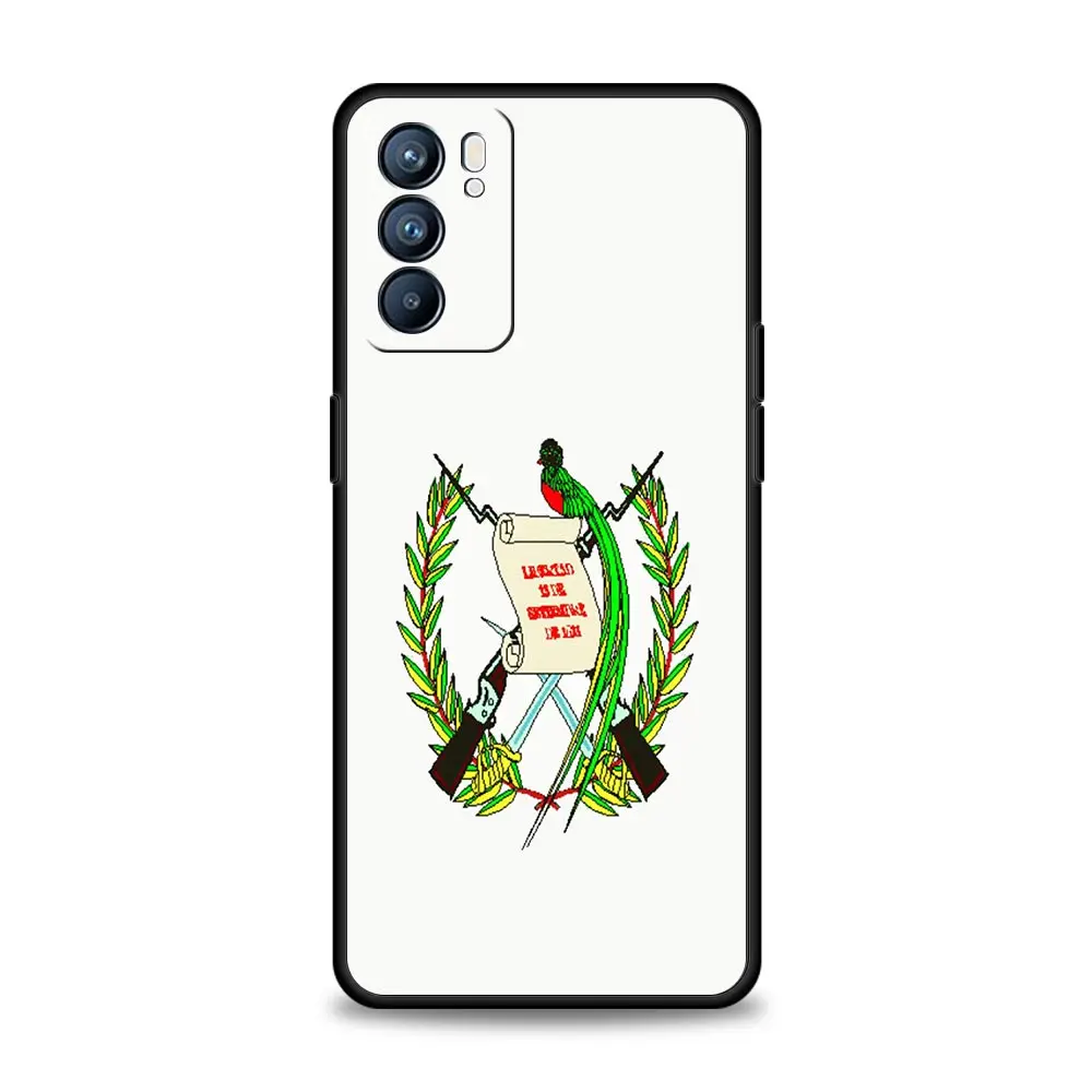 Funda de teléfono con bandera de Guatemala para Oppo Reno14 Reno13 Reno12 11 F 10 Find X5 X9 Pro A54 5G A53 A52 A9 A74 A78 4G A79 A80 A98 - imagen 4
