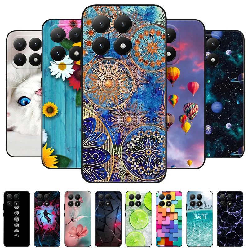 Para Xiaomi 15T funda suave de silicona TPU fundas de teléfono para Xiaomi mi 15T Xiaomi15T cubierta parachoques a prueba de golpes Coque 25069PTEBG Fundas