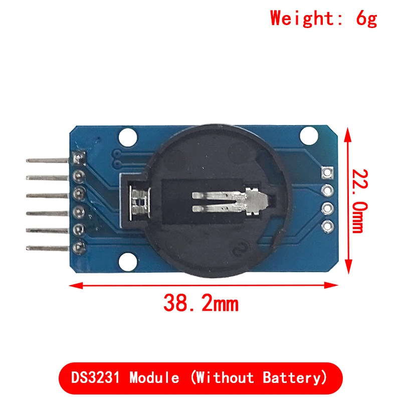 Módulo de memoria de reloj en tiempo Real para Arduino, dispositivo de precisión IIC RTC, original, PCF8563, DS3231, PCF8523, AT24C32, DS1302, DS2121SN, 1 piezas - imagen 2
