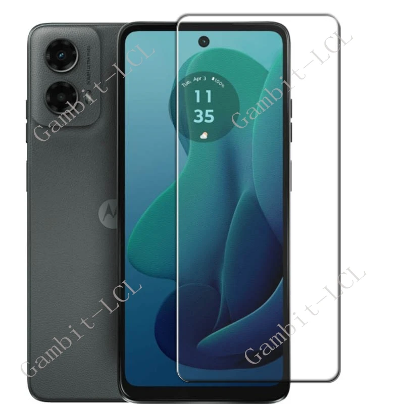 3 uds para Motorola Moto G 2024 Protector de vidrio templado en MotoG 5G (2024) 6,6 "película protectora de pantalla - imagen 2