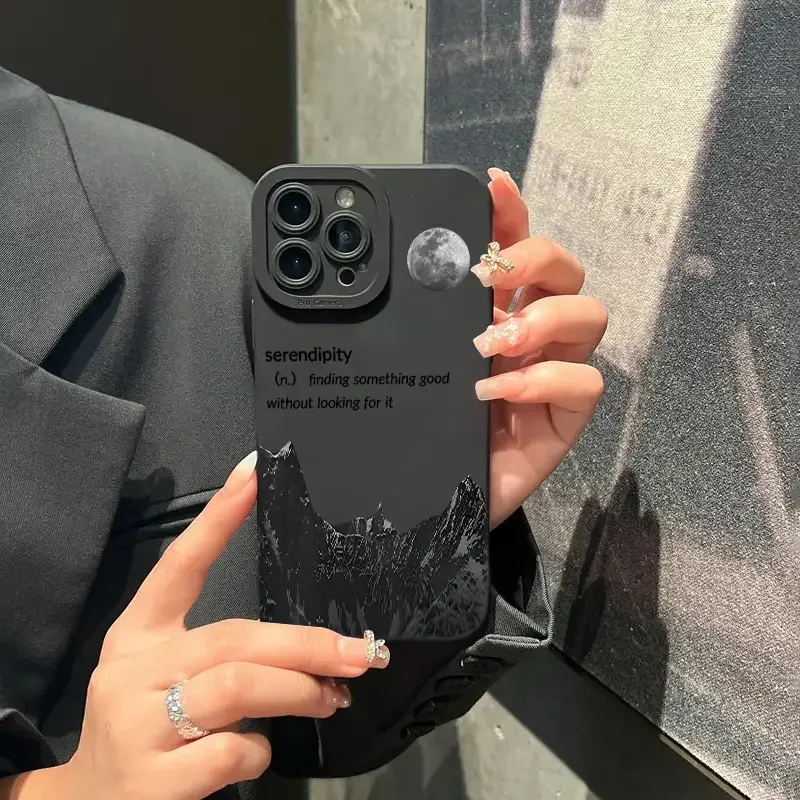 Funda de teléfono mate suave con labios negros para Xiaomi Redmi 13C 4G 12C Note 12 4G 12 11 13 Pro Plus 10S 11S 12S 10 Pro 5G funda de silicona - imagen 4