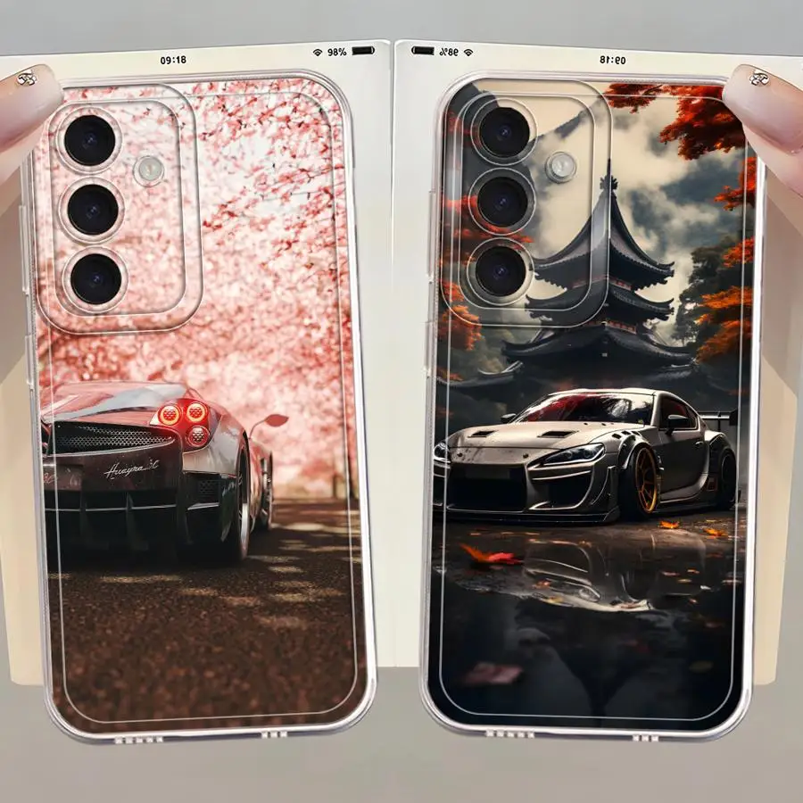 Cool Advanced Car Funda blanda para Samsung Galaxy A12 A35 A35 A22 A25 A73 A15 A13 A16 A71 A72 - imagen 5
