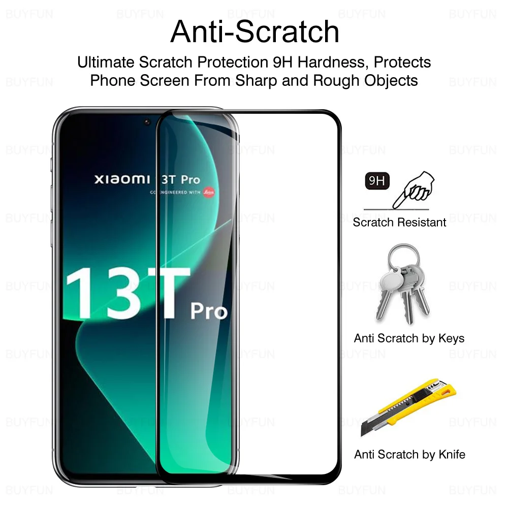 Cristal templado para cámara 4 en 1, Protector de pantalla HD para Xiaomi 13 T Pro 5G, Xiaomi Mi 13, TPro, Mi13T, Xiaomi 13t, Mi13, TPro - imagen 3