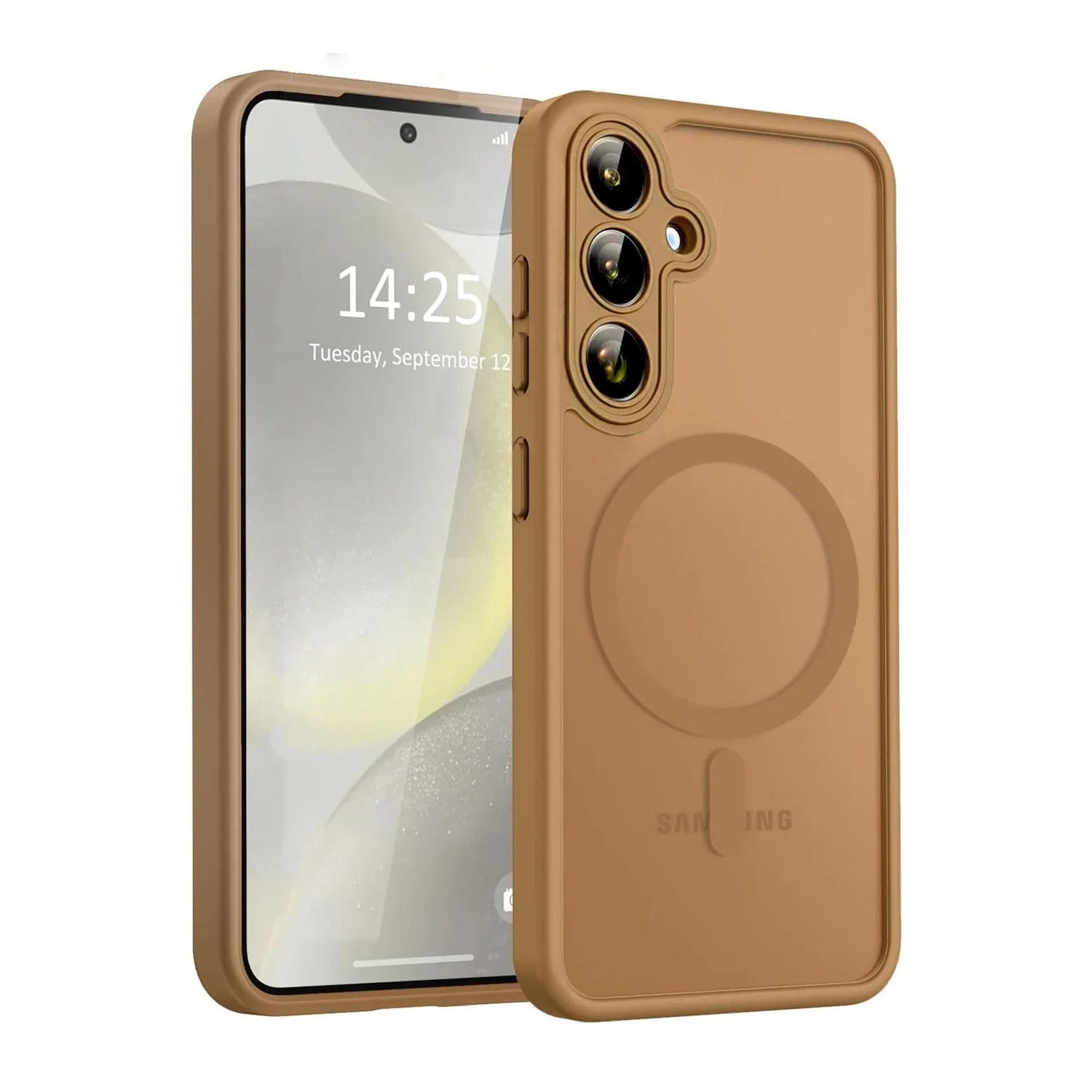 Para funda Magsafe para Samsung Galaxy S25 S24 Ultra Plus FE S25Ultra S24Ultra S23Ultra S24FE cubierta de carga inalámbrica - imagen 5