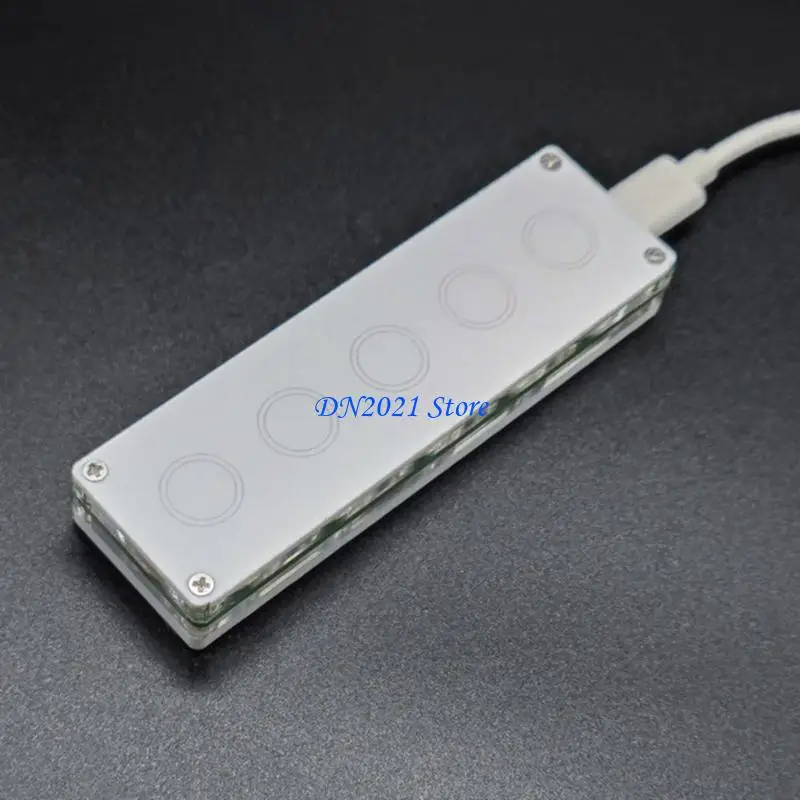 Mini teclado F3KE 5 Keypad 5 Keys Touchable Macro Keyboard Personalizable para juegos y uso oficina - imagen 3