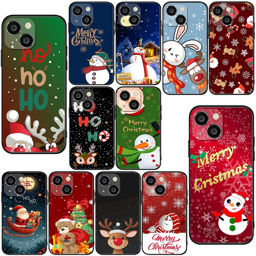 BK-21 Funda blanda Feliz Navidad para Samsung S21 S21S S22 S23 S30 Fe Ultra Plus - imagen 2