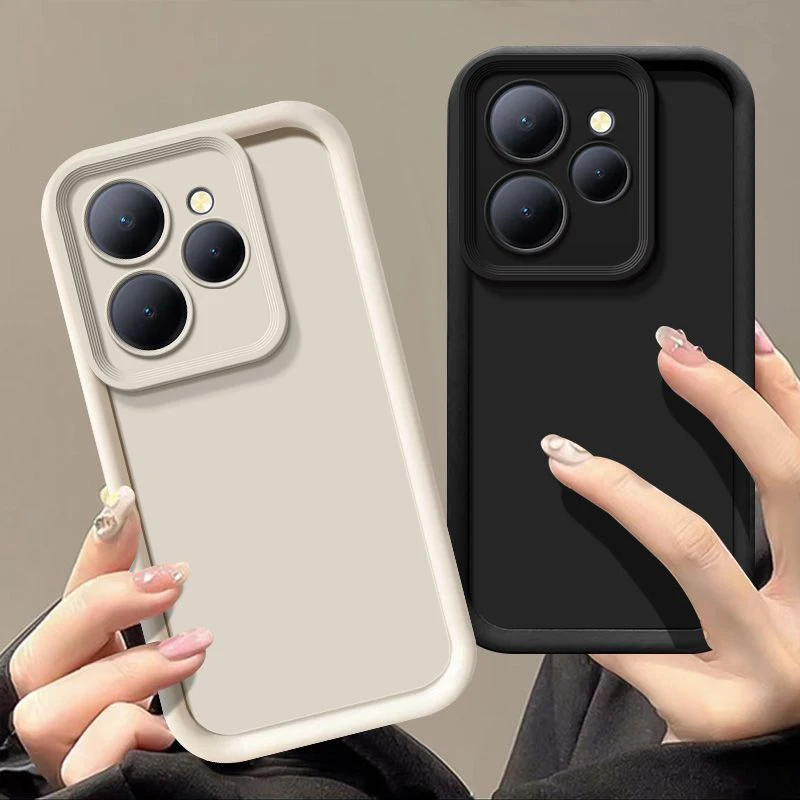 Para Infinix Note 40X 5G funda Infinix Note 40X 5G funda de teléfono Infinix X6838 funda trasera mate protección de sensación de piel funda a prueba de golpes - imagen 2