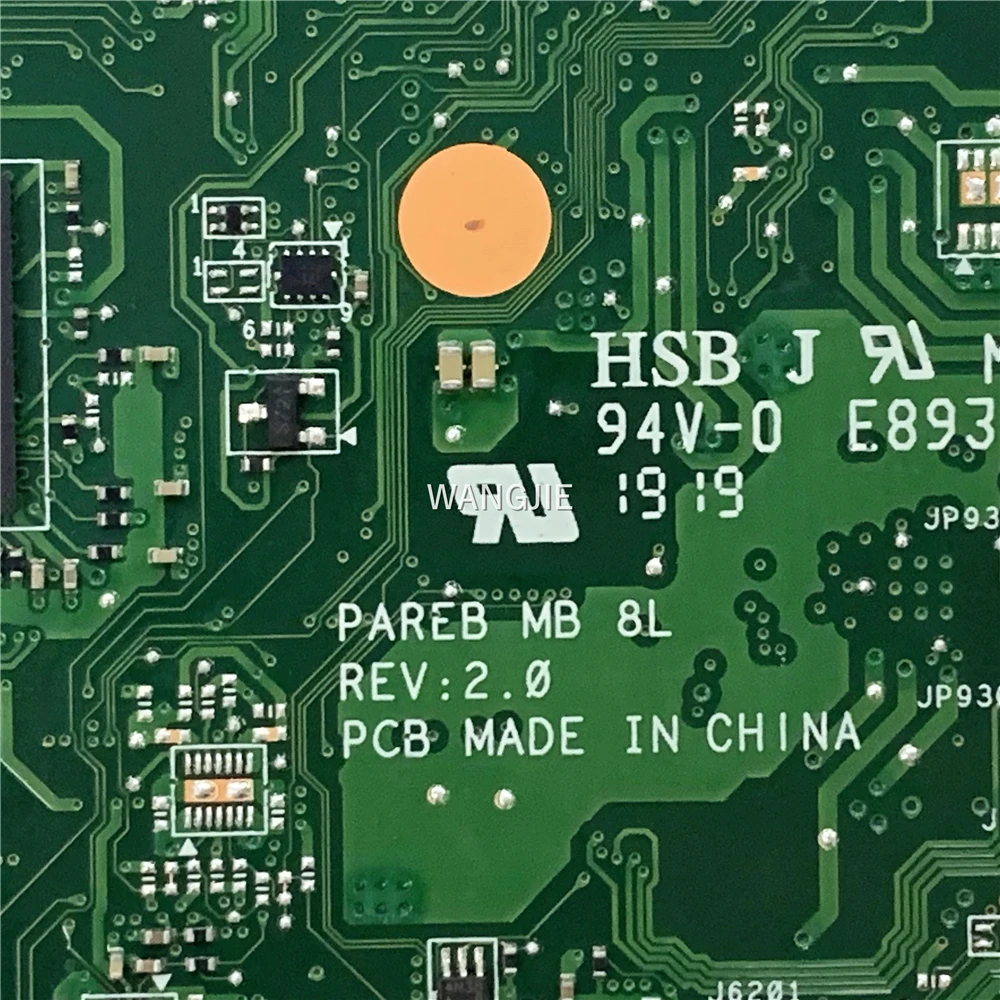 NBVH011003 para la placa base del ordenador portátil ACER TX520 con CPU: SR3LA i5-8250U RAM: 4GB PAREB MB 8L placa base 100% probada - imagen 5