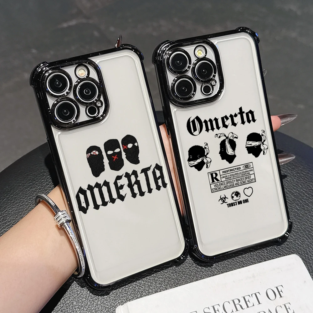Funda de teléfono Omertas Maes a la moda para OPPO A78 A74 A60 A38 Reno 13 12 11 10 8 7 6 Pro Realme C75 C55 C53 cubierta transparente anticaída