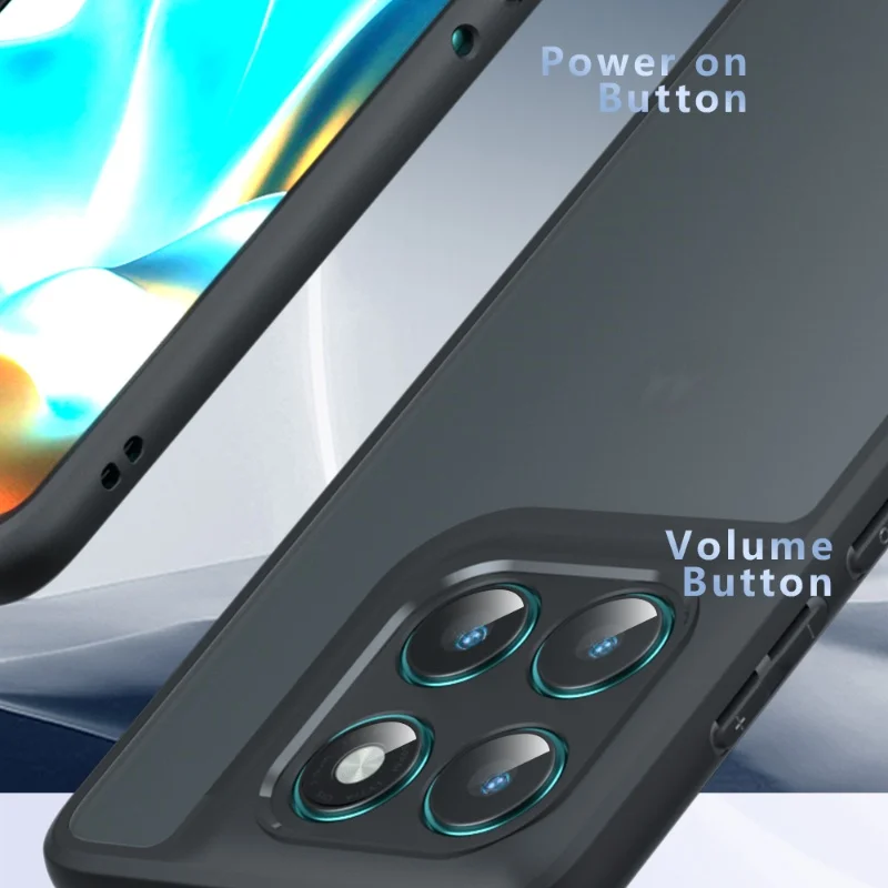 Para Moto Edge 60 Fusion funda Motorola Moto Edge 60 Fusion Capa parachoques mate esmerilado translúcido Fundas Moto Edge 60 Fusion - imagen 4