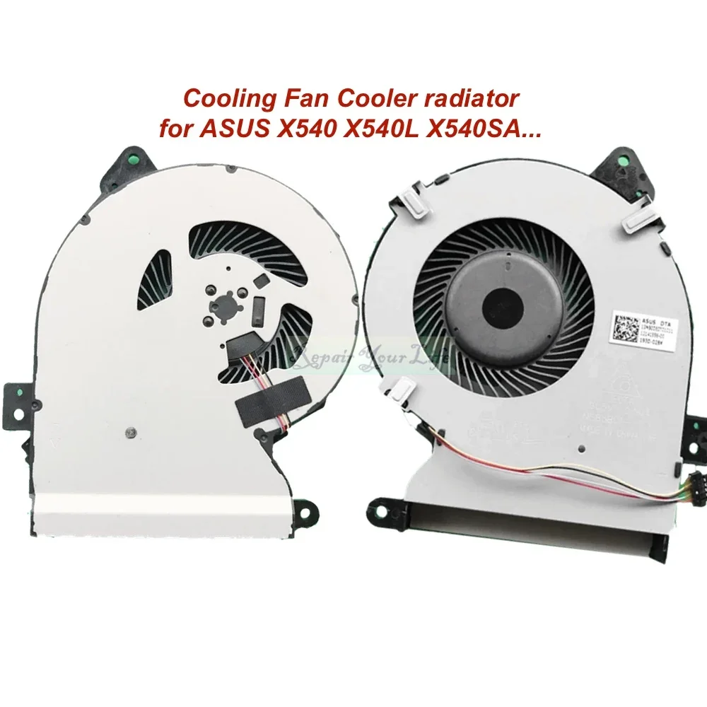 Ventilador de refrigeración de CPU para ordenador portátil, refrigerador para ASUS R541U D541S A541L F541UJ X541S X541SA X541 SC UV UA Notebook, ventiladores enfriadores para PC, radiador nuevo - imagen 5