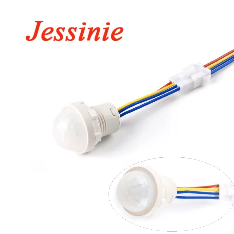 10 uds/1pc Mini armario PIR Sensor Detector interruptor inteligente 110V 220V LED PIR Sensor de movimiento por infrarrojos detección automática Sensor de luz