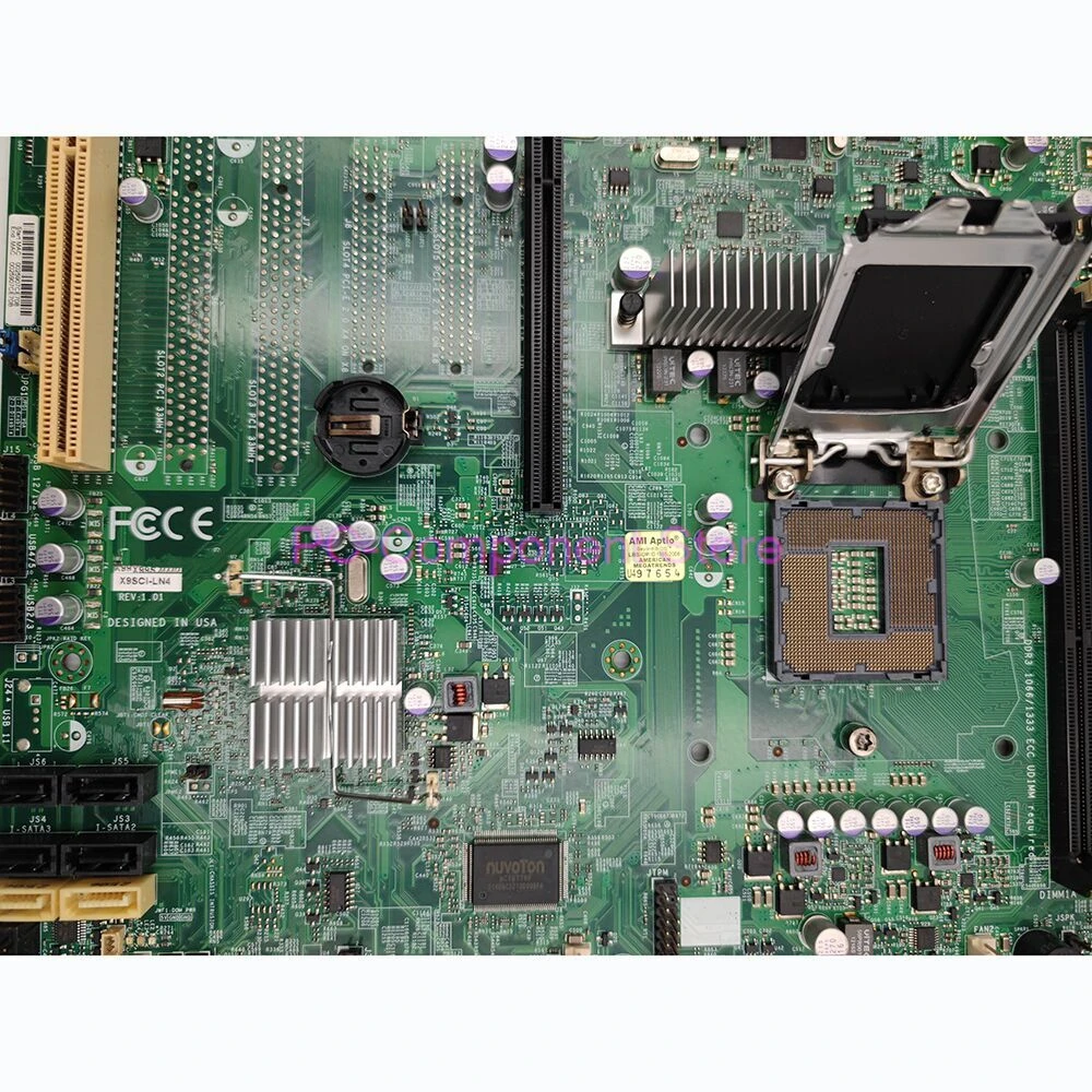 Placa base de estación de trabajo de servidorLGA1155 compatible con E3-1200 E3-1200 V2 Series X9SCI-LN4 - imagen 2