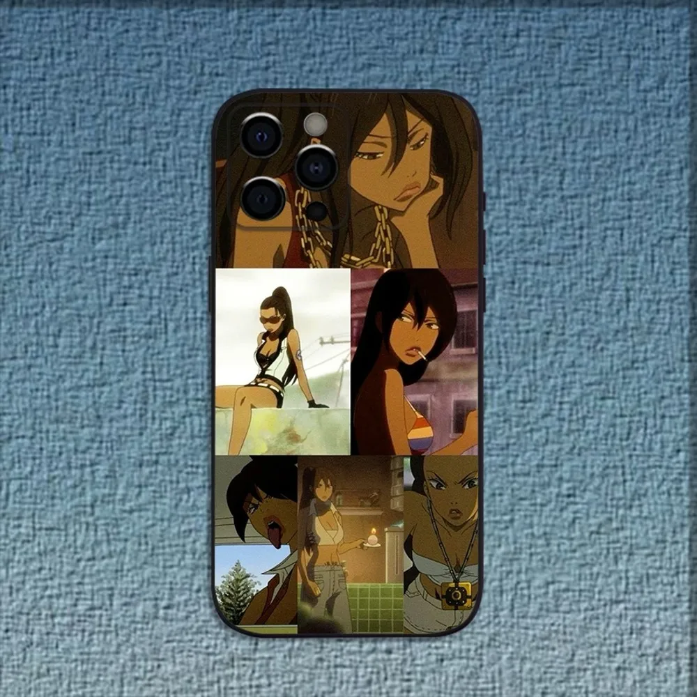 Funda de teléfono Michiko To Hatchin, carcasa negra suave para iPhone 16,15,14,13,12,11,Pro,X,XS,Max,XR,Plus,Mini - imagen 5