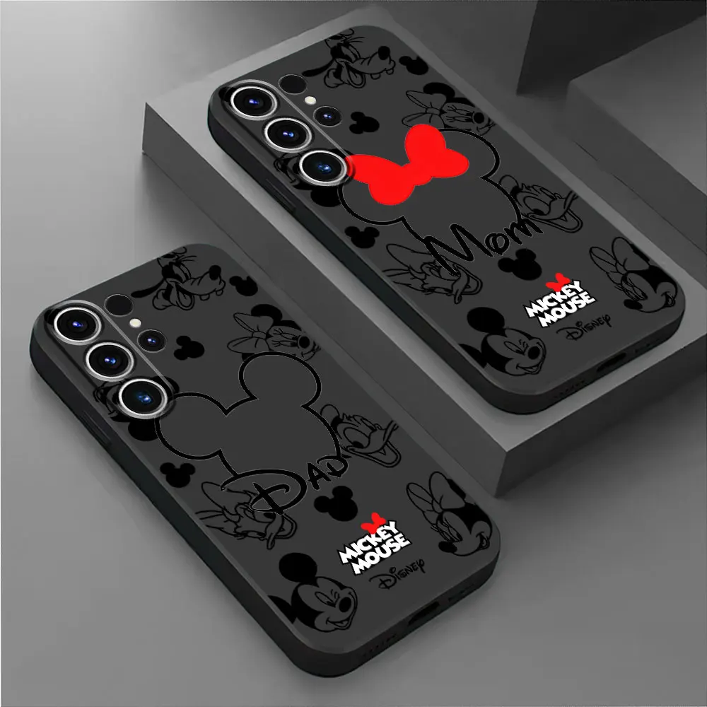 Funda blanda de TPU con Logo de Mickey Minnie de Disney para Samsung Galaxy S22 Plus S21 5G S23 Ultra S21 FE S20 S24 Ultra S23 - imagen 4