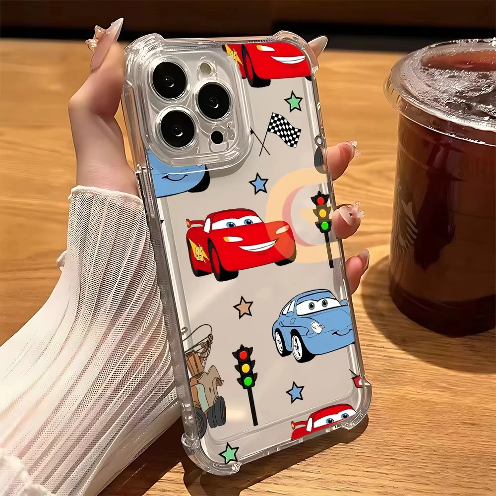 Funda de teléfono Lightnings m-mcQueens cuádruple anticaída para iPhone 17 Air 16 Pro Max 15 14 Plus 13 12 11 funda de silicona a prueba de golpes - imagen 2