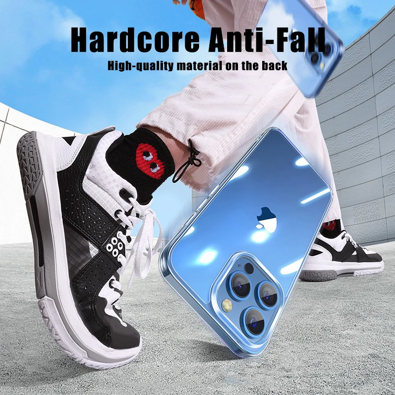 Funda de teléfono transparente a la moda para iPhone 14 Pro Max, fundas de silicona TPU suave para iPhone 14 Pro Max 14 Plus, funda trasera transparente - imagen 2