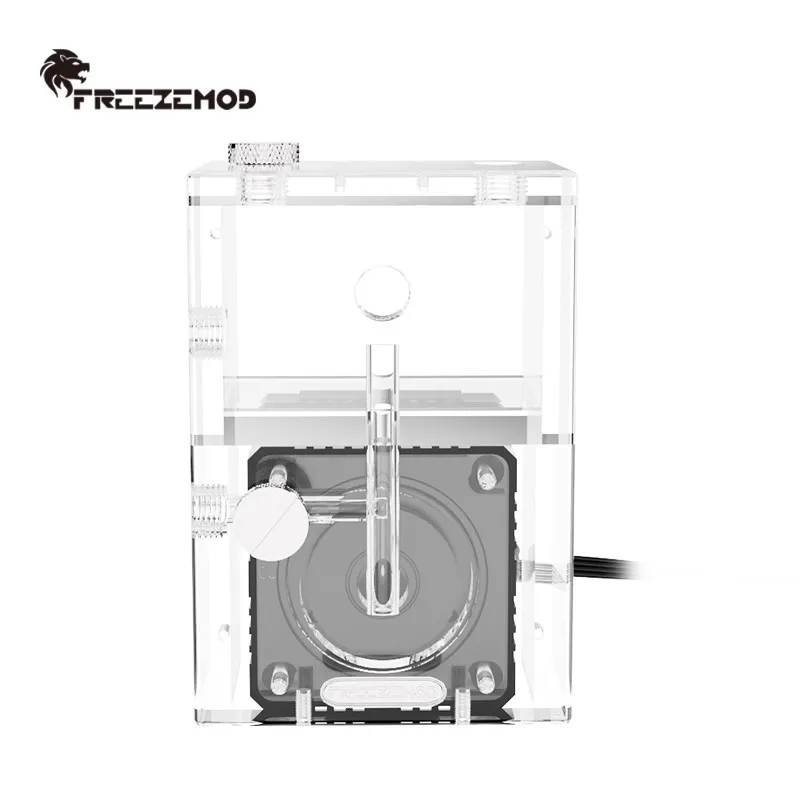 FREEZEMOD Conjunto de depósito cuadrado + bomba Diseño modular AIO, núcleo de bomba centrífuga de 650 L/H de 150 ml, PUB-EG6-FX-240 - imagen 4