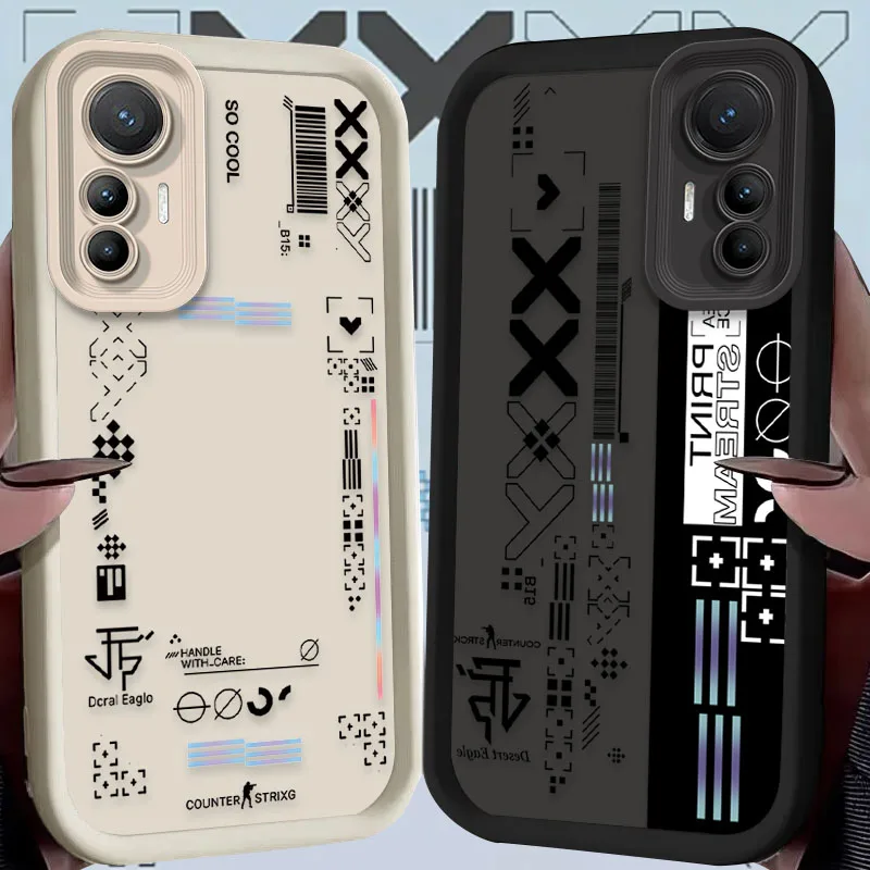 Funda mate CSGO para Xiaomi POCO X6, X5, X4, GT, X3, NFC, F3, F4, F5, F6, M5S, C65, M6 Pro, 4G, 13T, 12T, 11T, 13, 12, 11, silicona suave