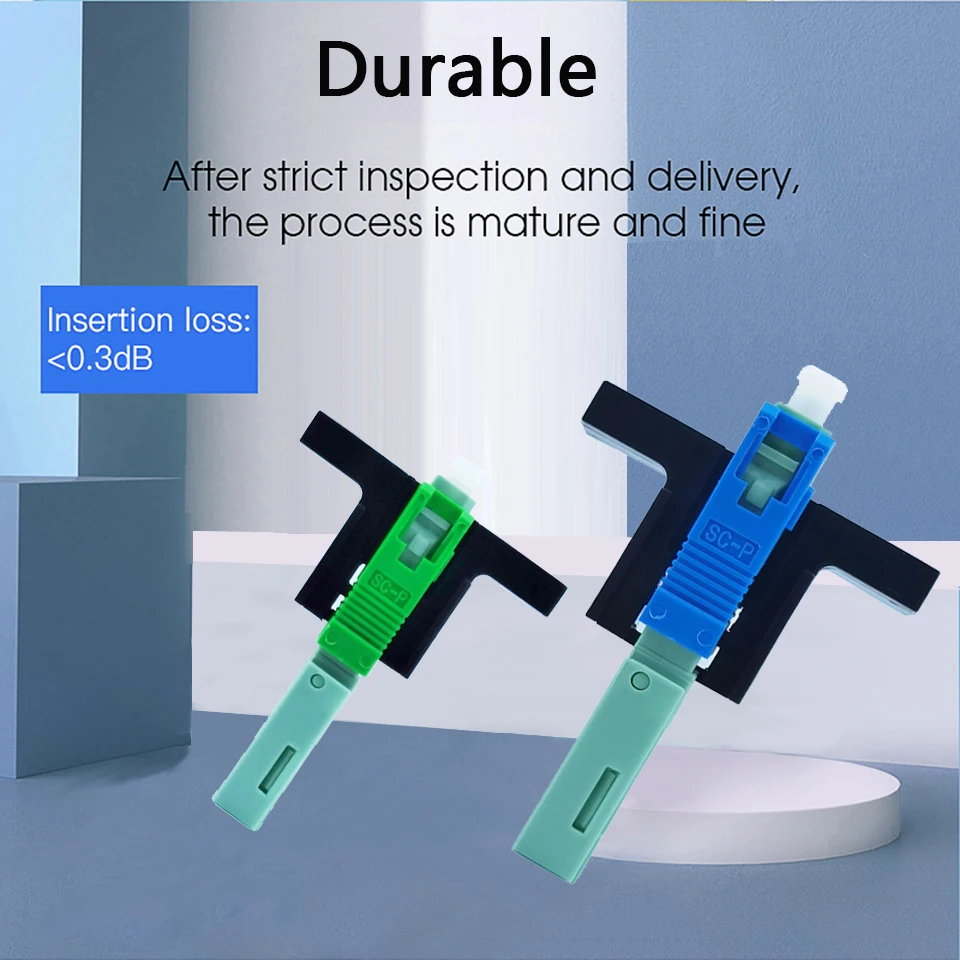 Conector rápido de fibra óptica FTTH SC UPC, conector rápido de fibra óptica SC FTTH integrado de alta calidad SC APC - imagen 5