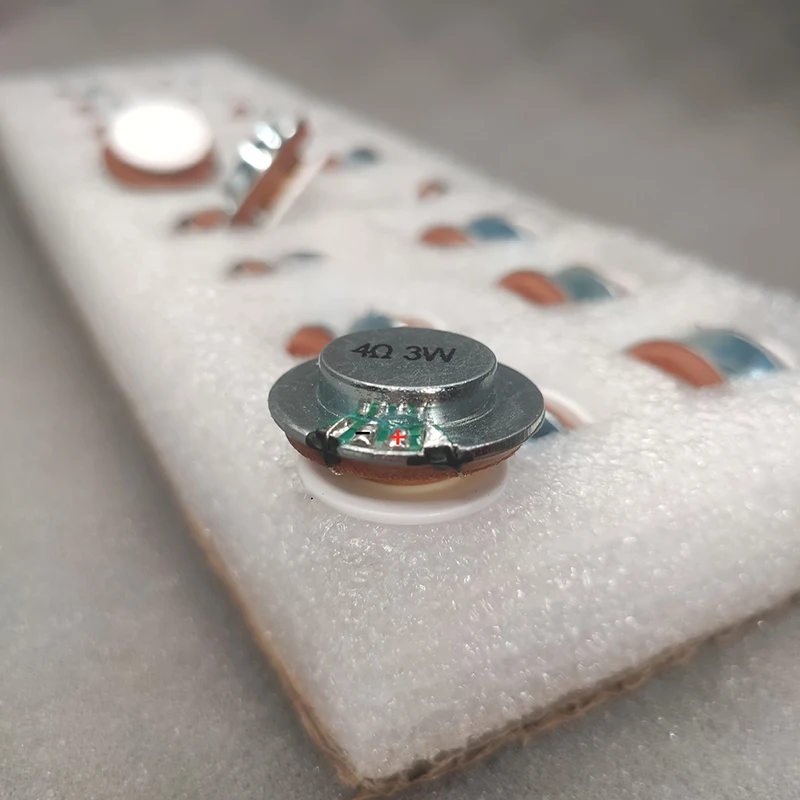 YUXI 1PC 27MM 4R 3W 8R 3W resonancia vibración Mini altavoz estéreo altavoz vibración altavoz Vbro altavoz 4/8Ohms 3 vatios - imagen 4