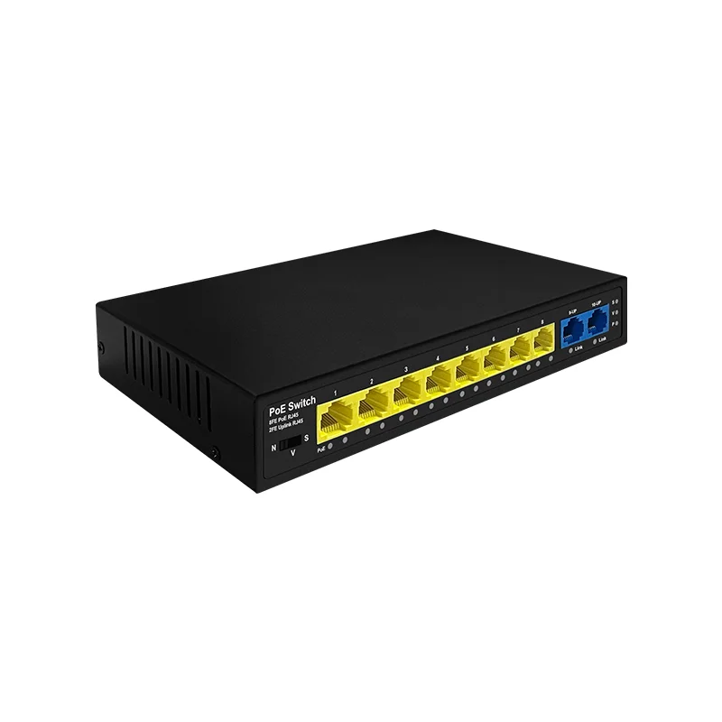 Conmutador Ethernet PoE 4/8/16 puertos con uplink 2 Gbps + SFP 250m - imagen 4