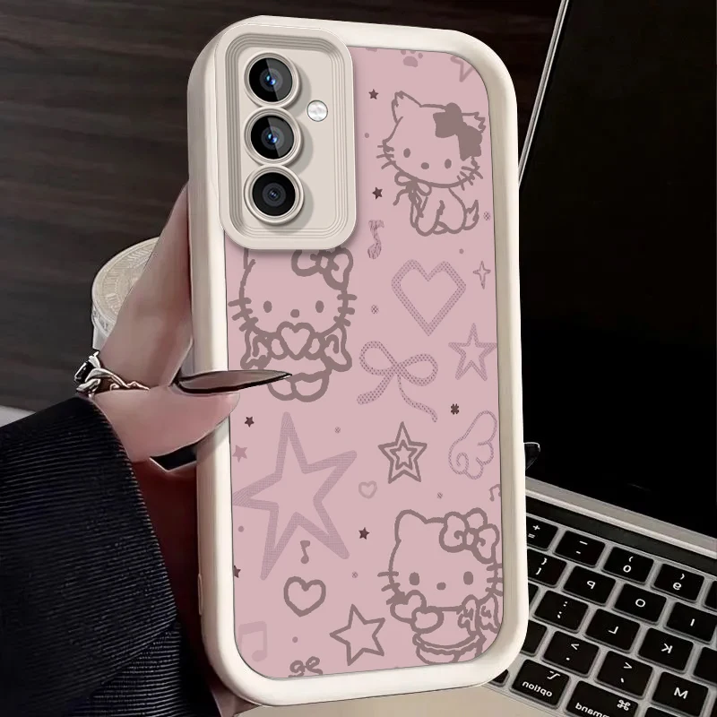 Funda Hello Kitty para Samsung Galaxy A53 A50 A50S A36 5G A35 A34 A33 A32 A30 A26 A24 A23 A22 A20 A16 A15 A14 A13 A12 4G A06 - imagen 3