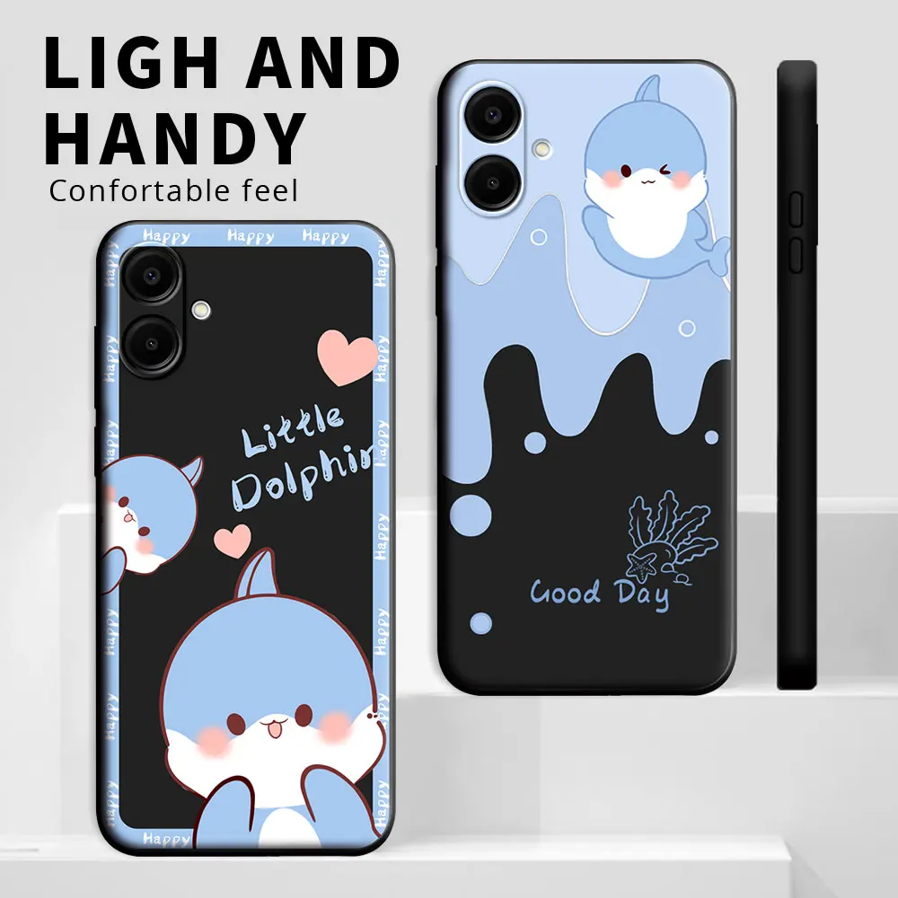 Funda de silicona con dibujos animados para Samsung A06 SM-A065F/DS, carcasa trasera de TPU suave a prueba de golpes para Samsung Galaxy 06 a06 - imagen 4