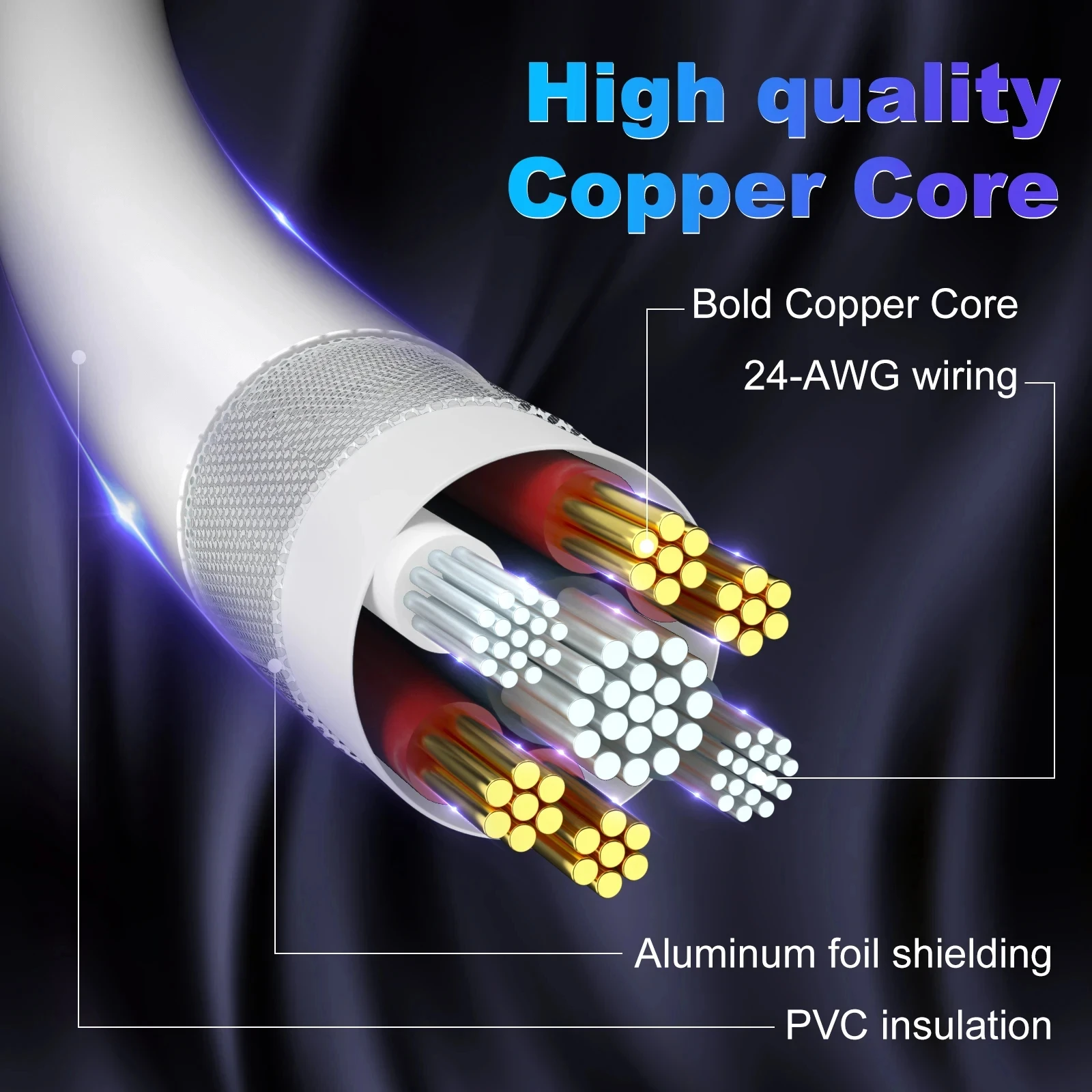 Xiao mi pd Harger Cable para iPhone 3 pies/6 pies USB a Cable Lightning Cable de carga rápida para iPhone 14 13 12 11 XR XS - imagen 3