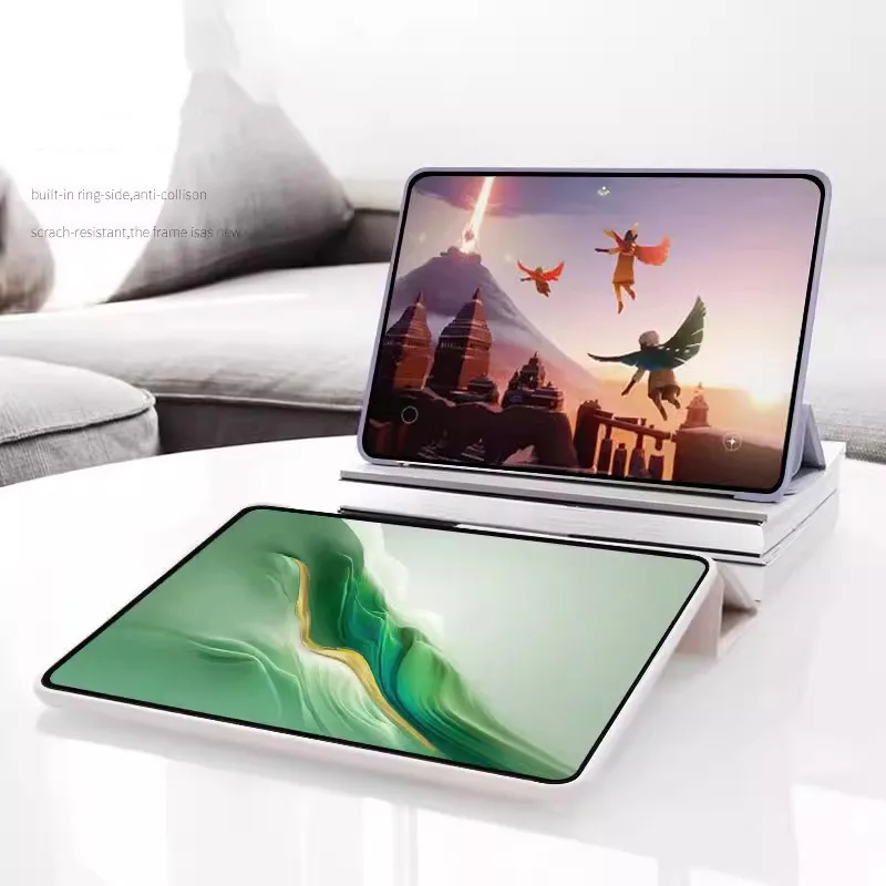 Funda protectora de silicona suave para Xiaomi Redmi Pad2 11 "2020 SE 11 8,7 MiPad 7 7Pro 11,2 5 Pro 6Pro 11 pulgadas 2024 Auto Wake Sleep - imagen 2