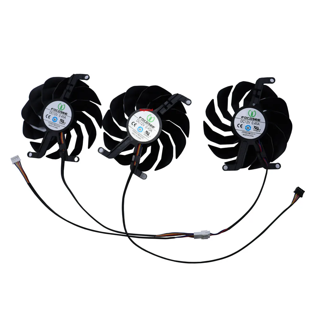 Ventilador de tarjetas gráficas FY09015M12LPA para GALAX GeForce RTX3060 RTX3070 RTX3080 RTX3090Ti GAMER VGA Video reemplaza - imagen 3