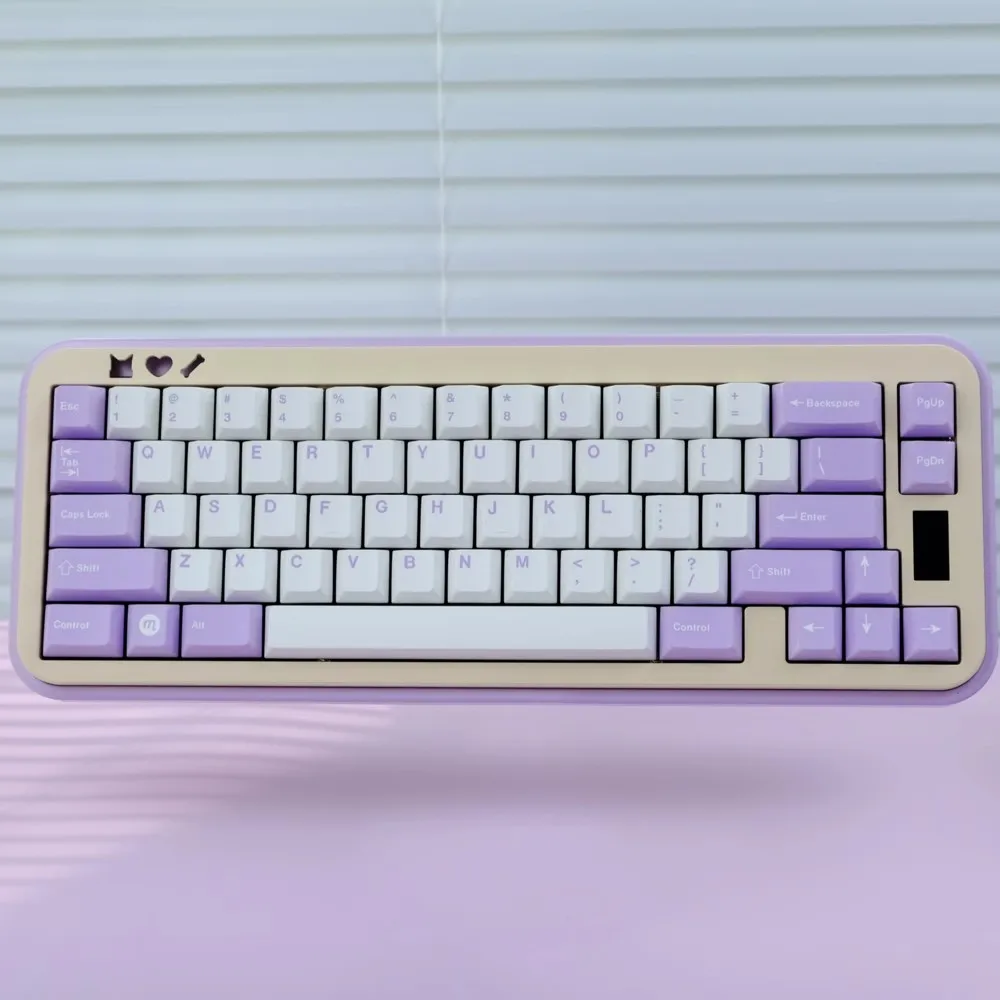 Teclado mecánico Cherry Profile Lavender Purple PBT Dye, sublimación, inglés, MX Switch, 61, 64, 68, 75, 84, 87, 96 - imagen 2