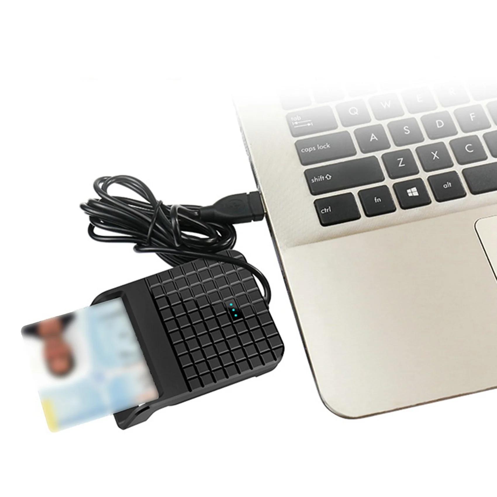 Adaptador de lector de tarjetas USB portátil Universal, Emv de acceso público con controlador de CD para tarjeta bancaria - imagen 5